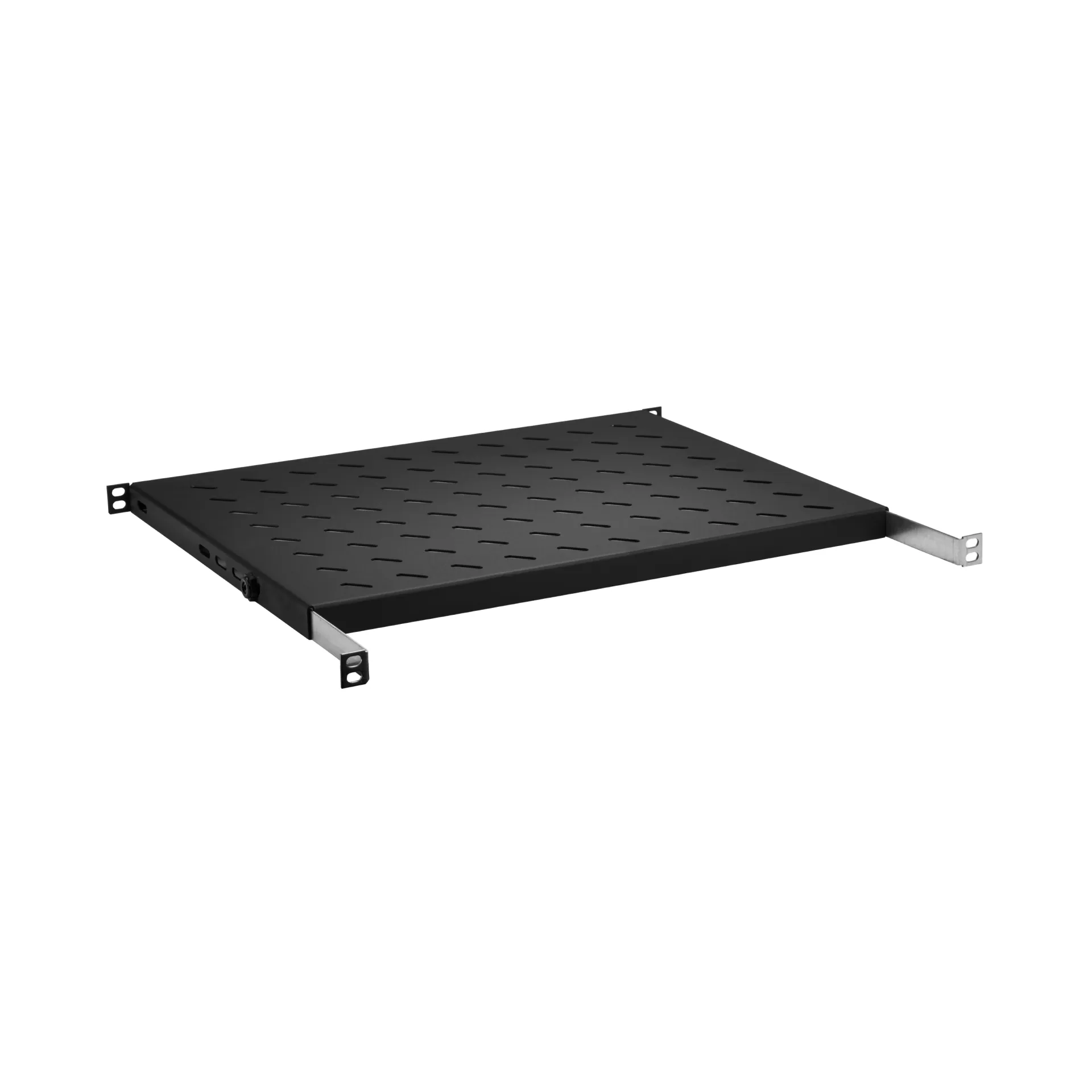 19" 0,5HE Fachboden, fest, ET 350..450 mm, 70 kg, ST 600, RAL9005 – Bild 3