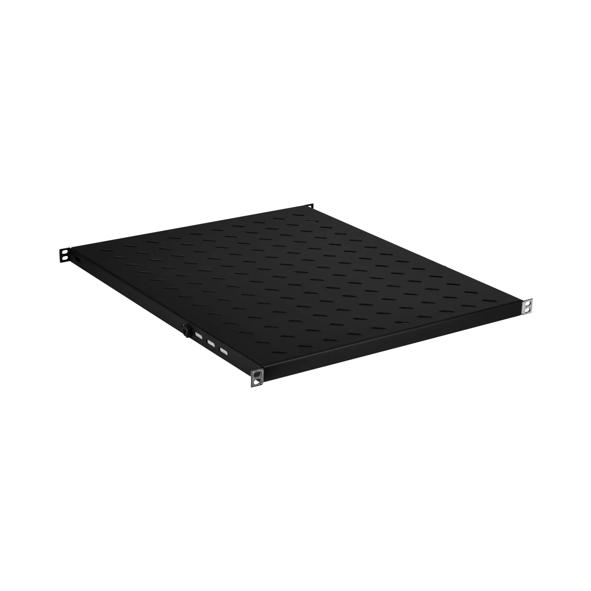 19" 0,5HE Fachboden, fest, ET 550..650 mm, 70 kg, ST 800, RAL9005 – Bild 2