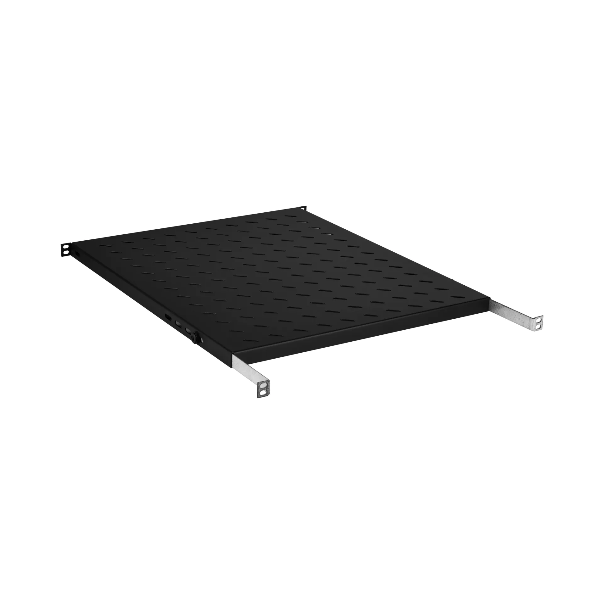 19" 0,5HE Fachboden, fest, ET 550..650 mm, 70 kg, ST 800, RAL9005 – Bild 3