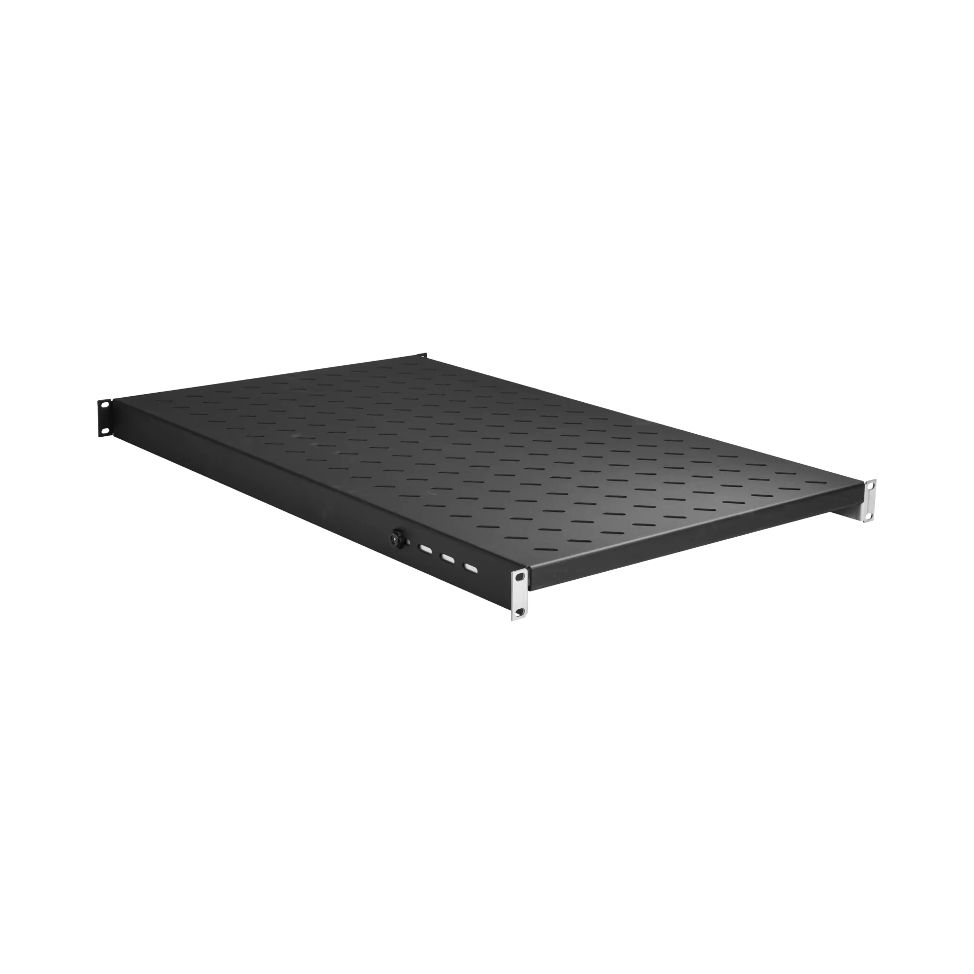 19" 1HE Fachboden fest, ET 750..850 mm, 120 kg, ST 1000, RAL9005 – Bild 2