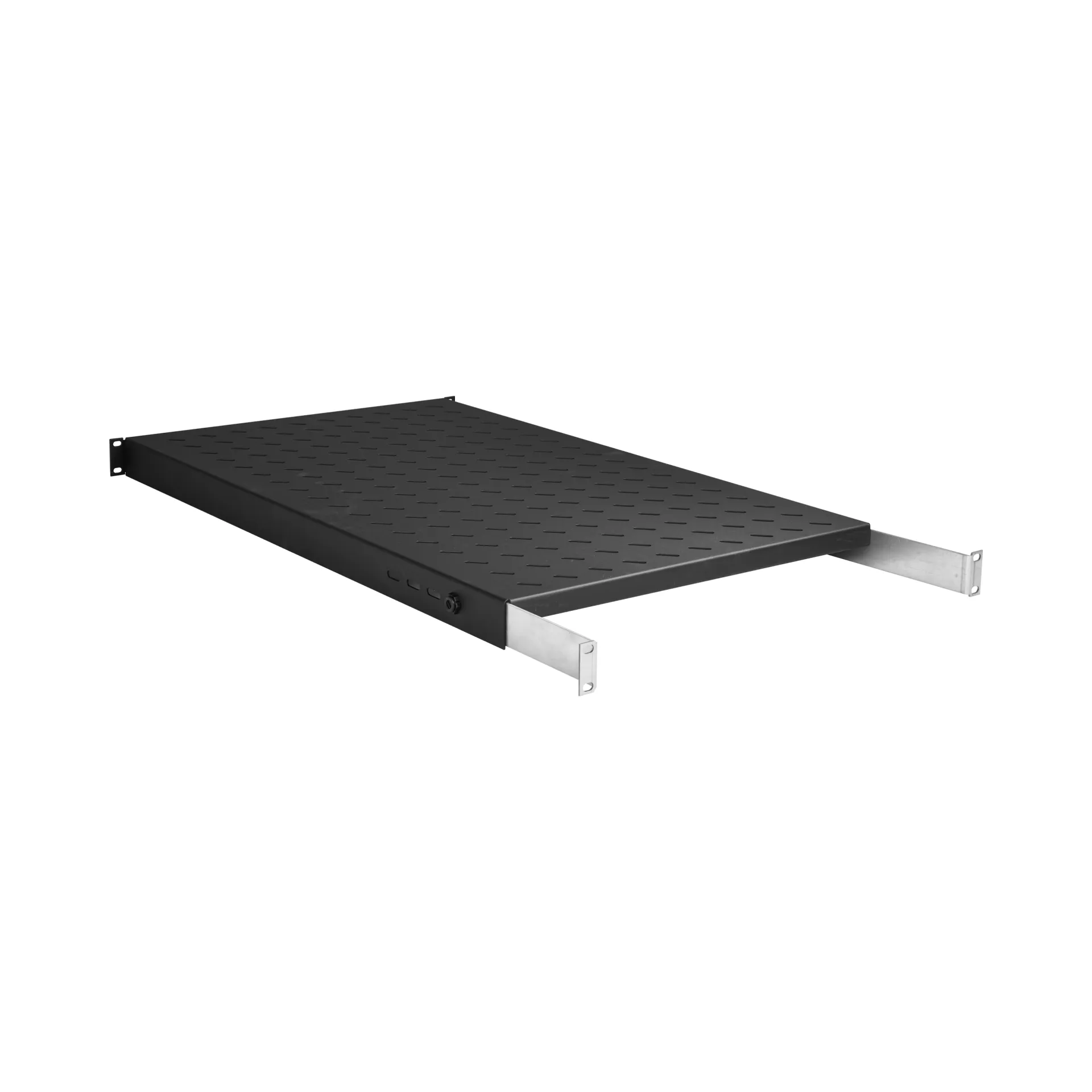 19" 1HE Fachboden fest, ET 750..850 mm, 120 kg, ST 1000, RAL9005 – Bild 3