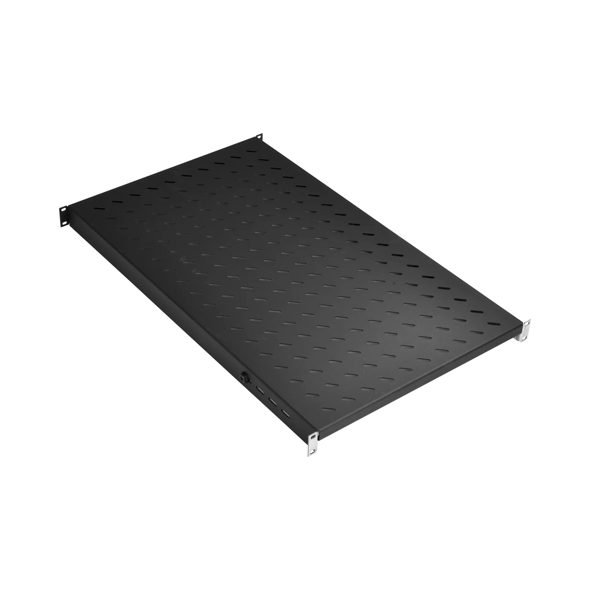 19" 1HE Fachboden fest, ET 750..850 mm, 120 kg, ST 1000, RAL9005 – Bild 4