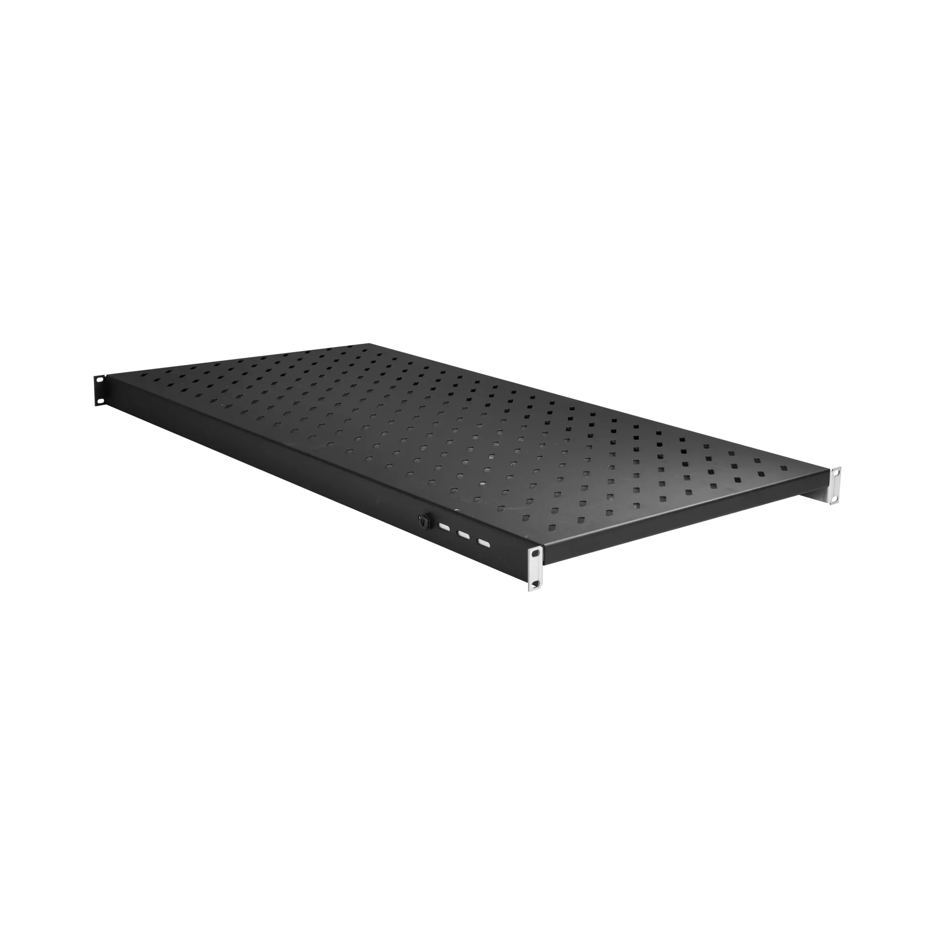 19" 1HE Fachboden fest, ET 950..1050 mm, 120 kg, ST 1200, RAL9005 – Bild 2