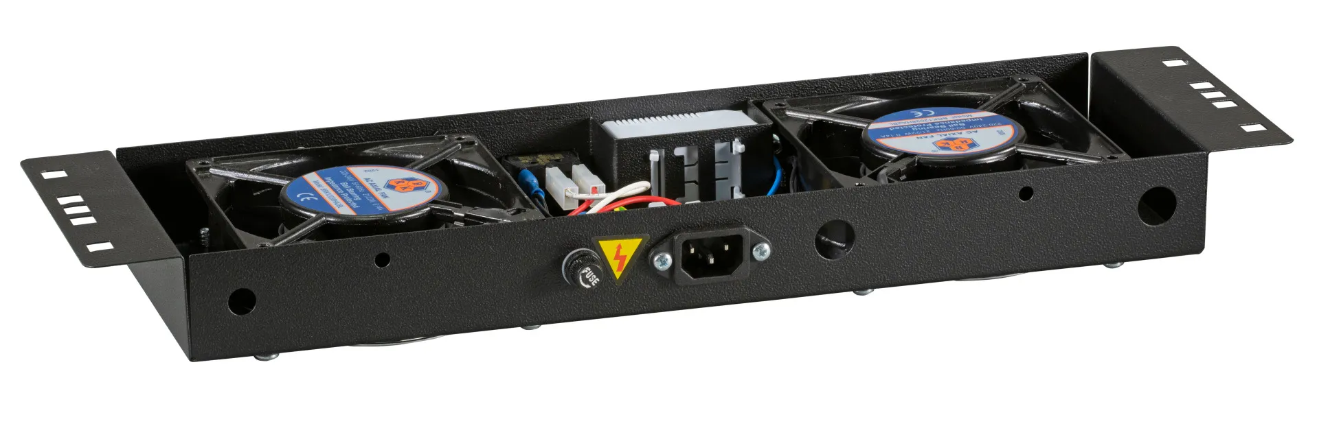 Lüftereinheit 2-fach, inkl. Therm., RAL7035 Plug & Play, für Wandgehäuse IP55 + BASIC – Bild 3