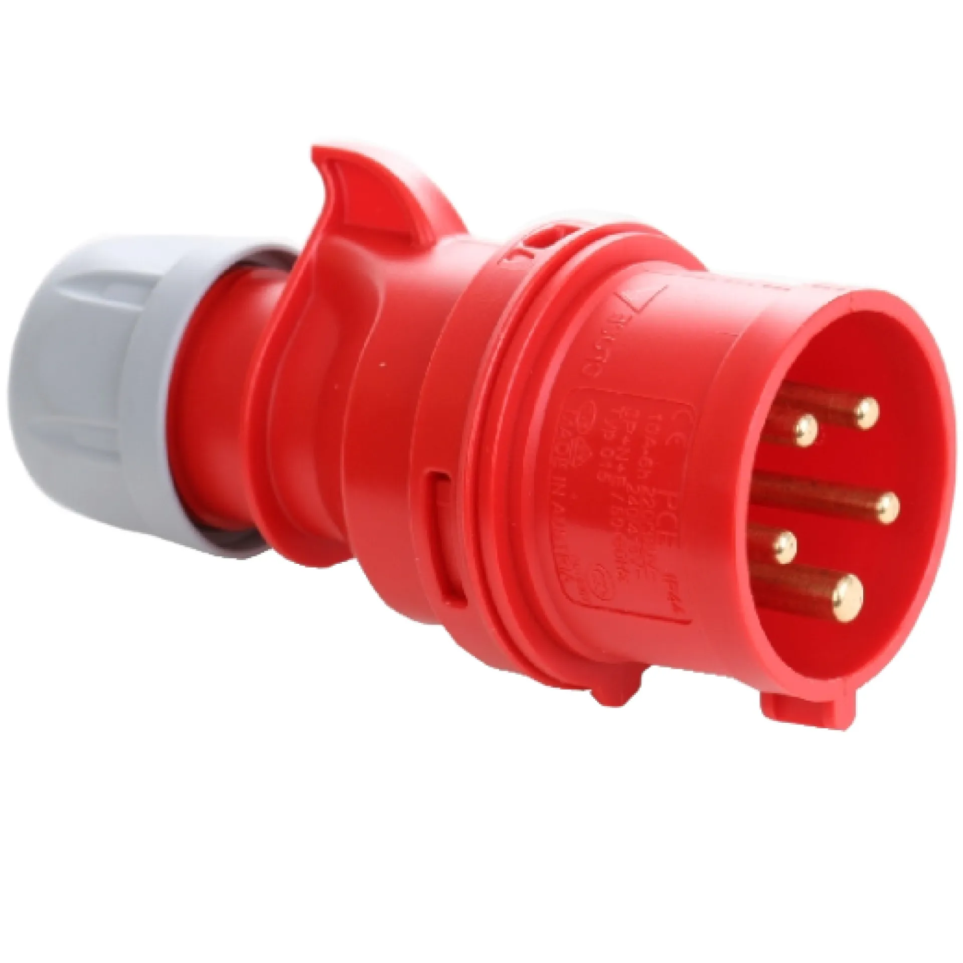 Steckdosenleiste vertikal 24 x C13 + 3 x C19, 3-phasig, Stecker CEE 16 A rot – Bild 3