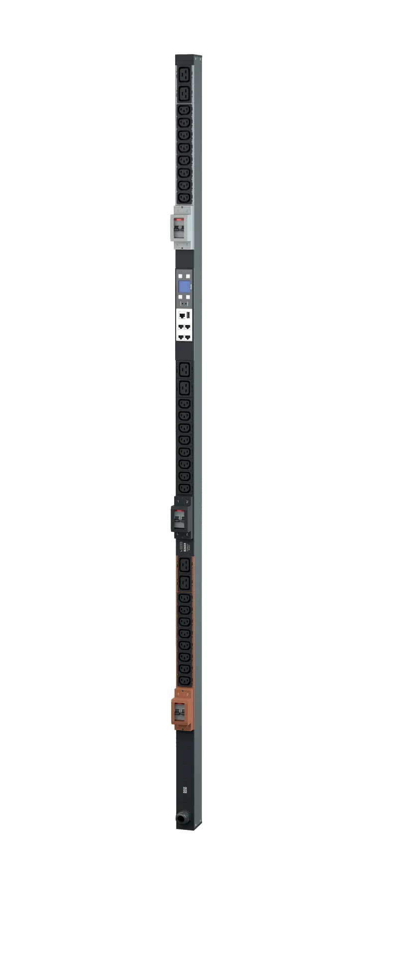 PDU Vertikal BlueNet3000 24x CEE7+1x RCM, 16A