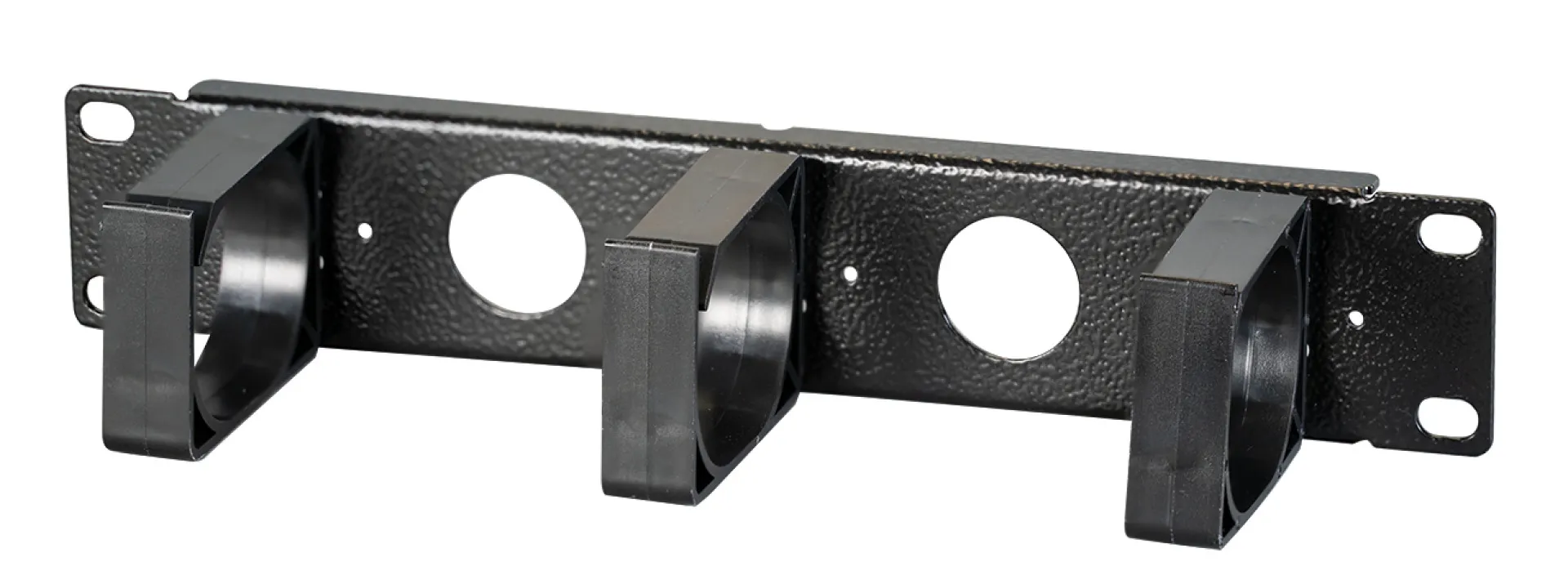 10" 1HE Kabelführungspanel, RAL7035 – Bild 2
