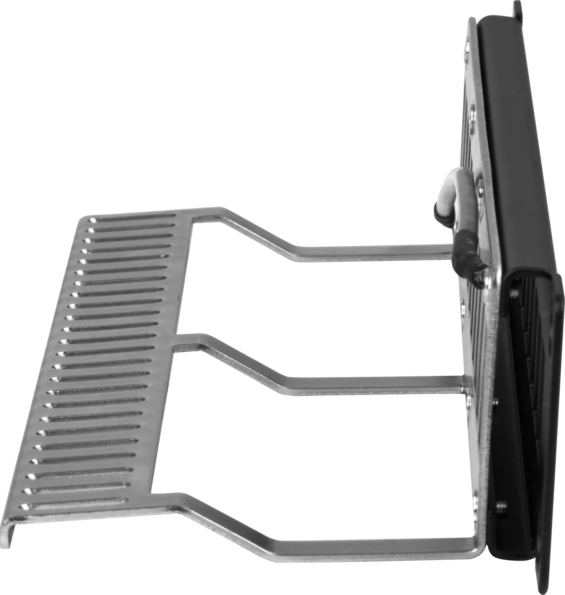 Verteilerfeld 10“ 1HE 12-Port, Metall, schwarz RAL9005 – Bild 2