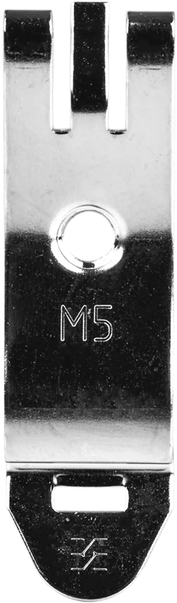 Hutschienenhalter, Stahl blank FM 5 / TS35 – Bild 3