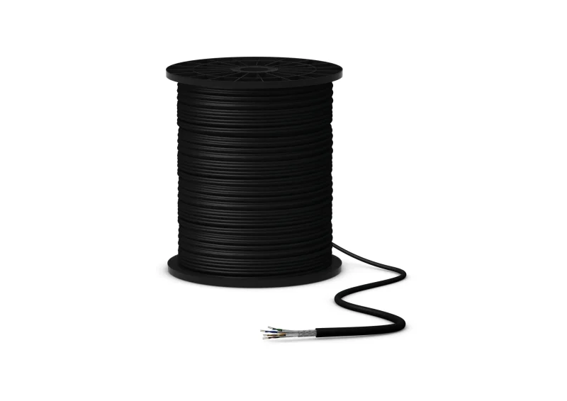Draka GreenConnect Cat.7 Außenkabel S/FTP 4P PE 1000MHz, AWG23, schwarz, CPR Fca