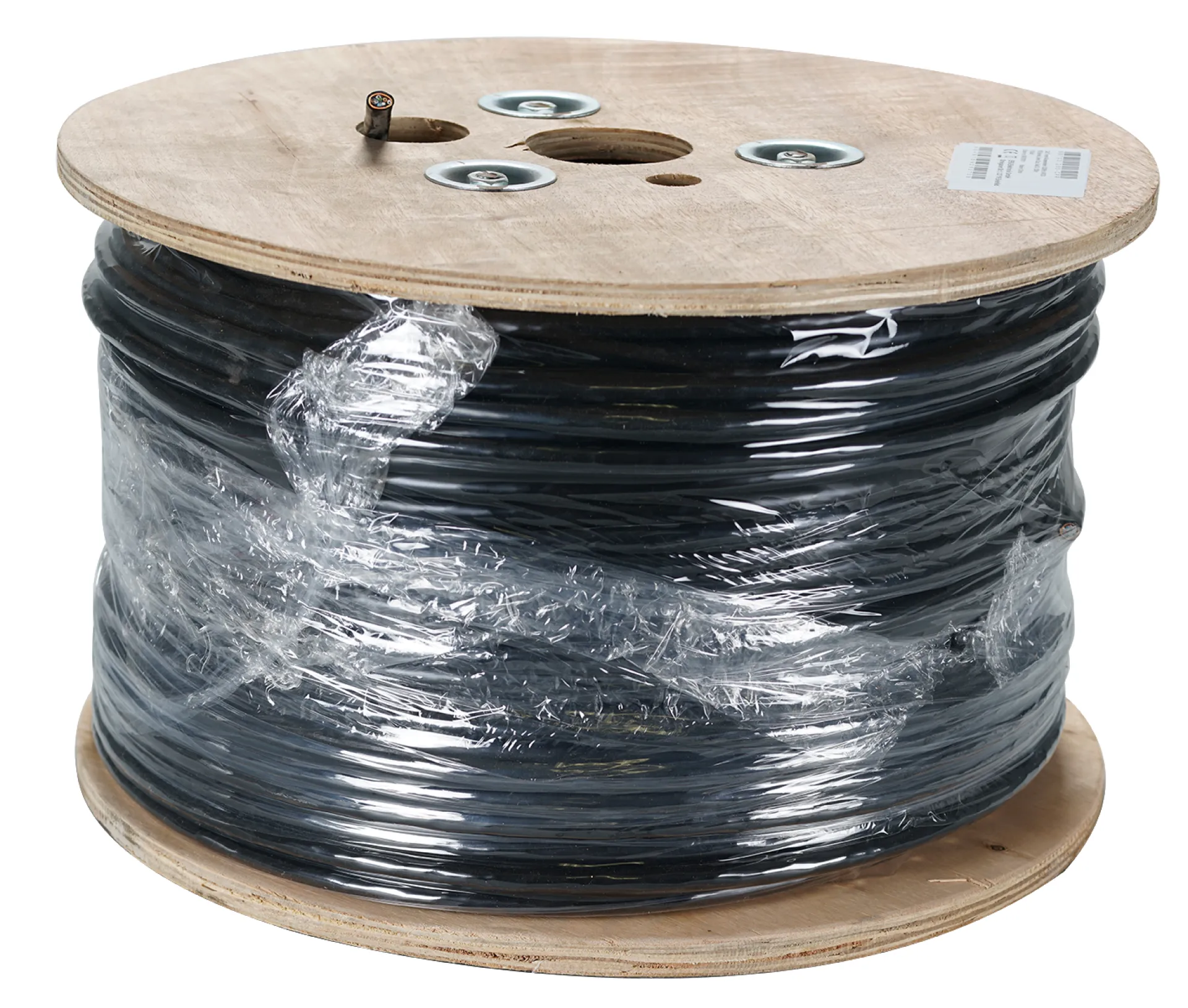 Cat.7 Innen-/Aussenkabel 1200MHz AWG23 S/FTP,PE Mantel, CPR Fca, innen Dca, Sw& Or, 500m – Bild 3