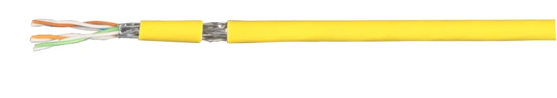 Patchkabel Cat.7 PiMF UC900MHz FLEX SS26 4P, Dca, gelb