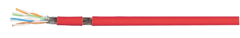 Patchkabel Cat.7 PiMF UC900MHz FLEX SS26 4P, Dca, rot