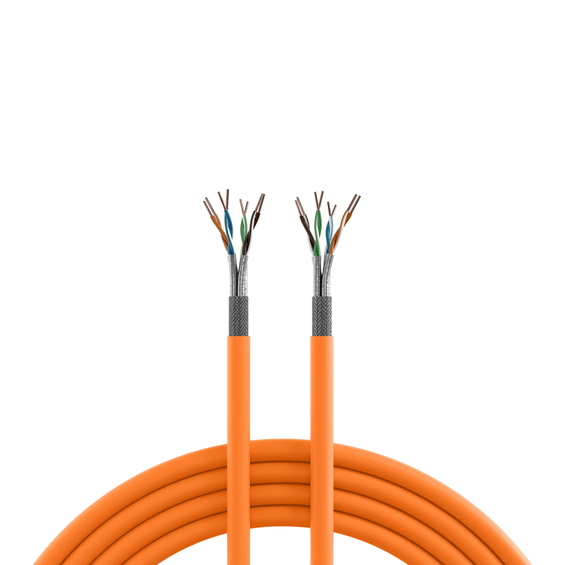 INFRALAN® Cat.7 1000 AWG23,S/FTP 4P CPR Eca orange, 60m