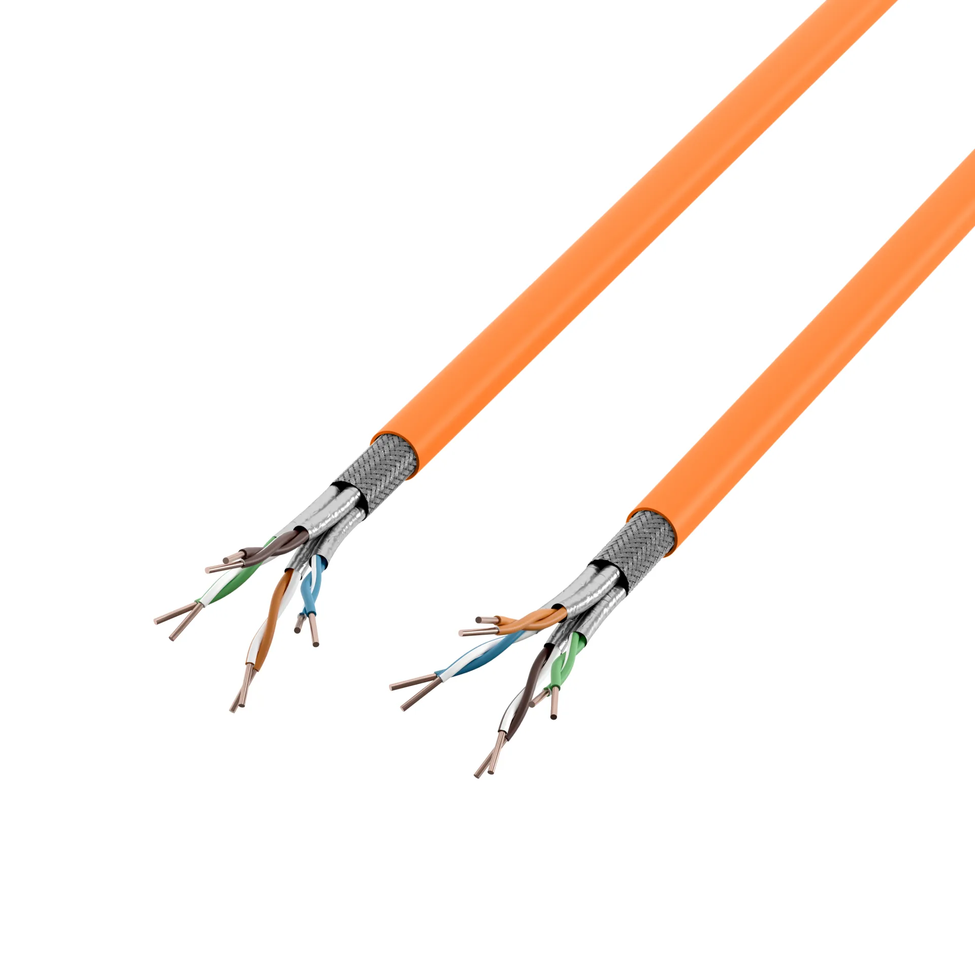INFRALAN® Cat.7 1000 AWG23,S/FTP 4P CPR Eca orange, 60m – Bild 3