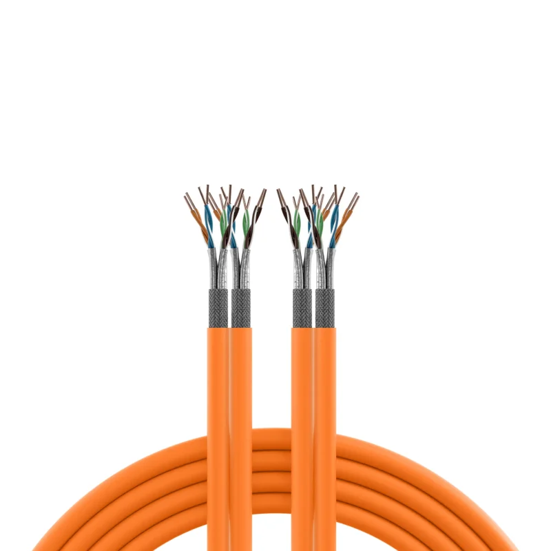 INFRALAN Cat.7 1000 AWG23 S/FTP 2x4P CPR Cca orange, 500m