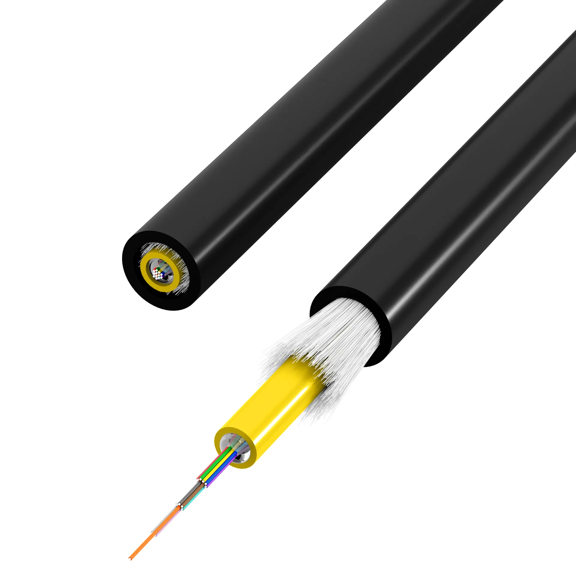 INFRALAN® A-DQ(ZN)B2Y OM4 8G (1x8) Fca 2000N schwarz 5,8mm – Bild 3