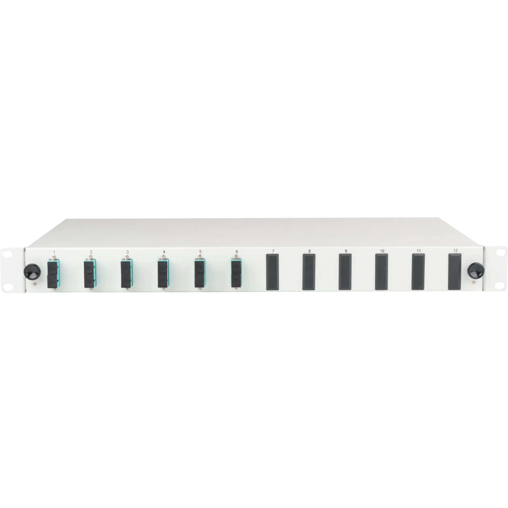 Spleißbox SC 50/125µ OM3 ausziehbar, 12 Pigtails abgesetzt / 6 Kupplungen – Bild 2