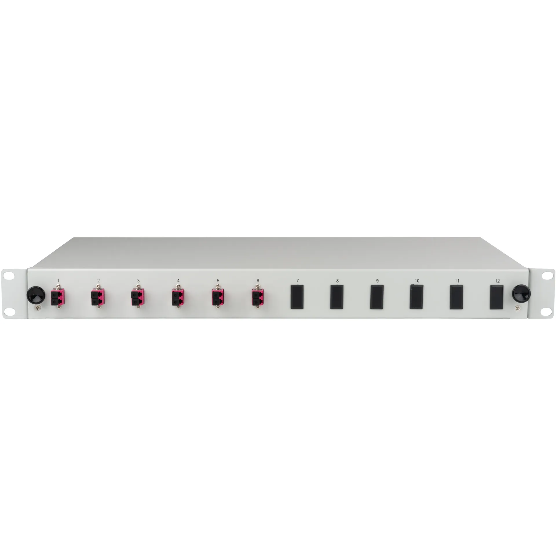 Spleißbox LC 50/125µ OM4 ausziehbar, 12 Pigtails abgesetzt /6 Kupplungen – Bild 2