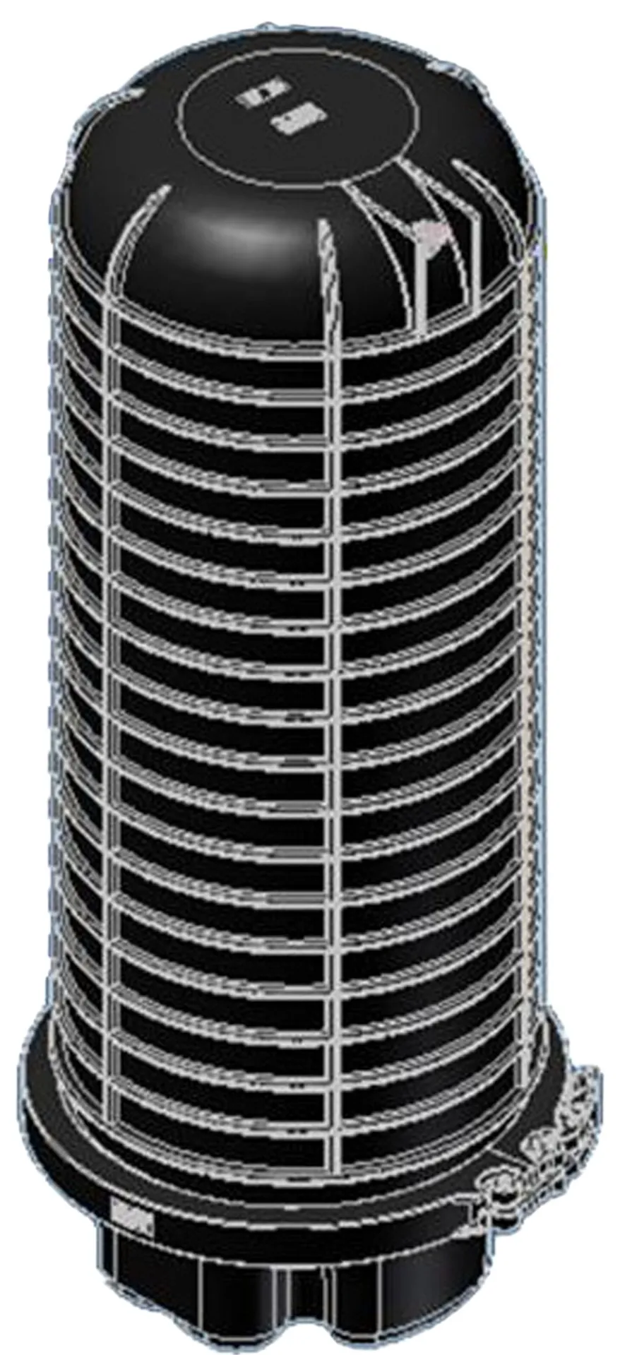 Dome Muffe flach 380mm hoch, 290 x 150mm – Bild 2