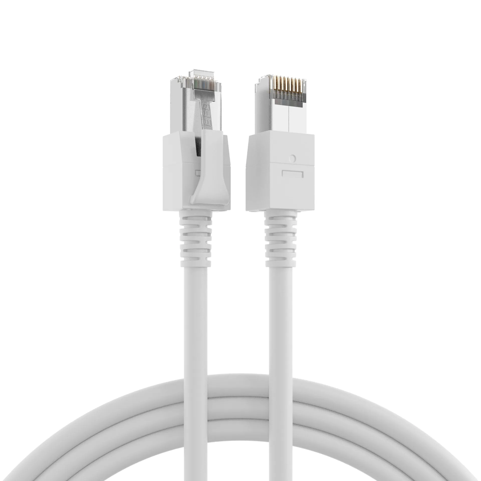RJ45 Patchkabel Cat.6A S/FTP FRNC VC LED weiß 1m – Bild 13