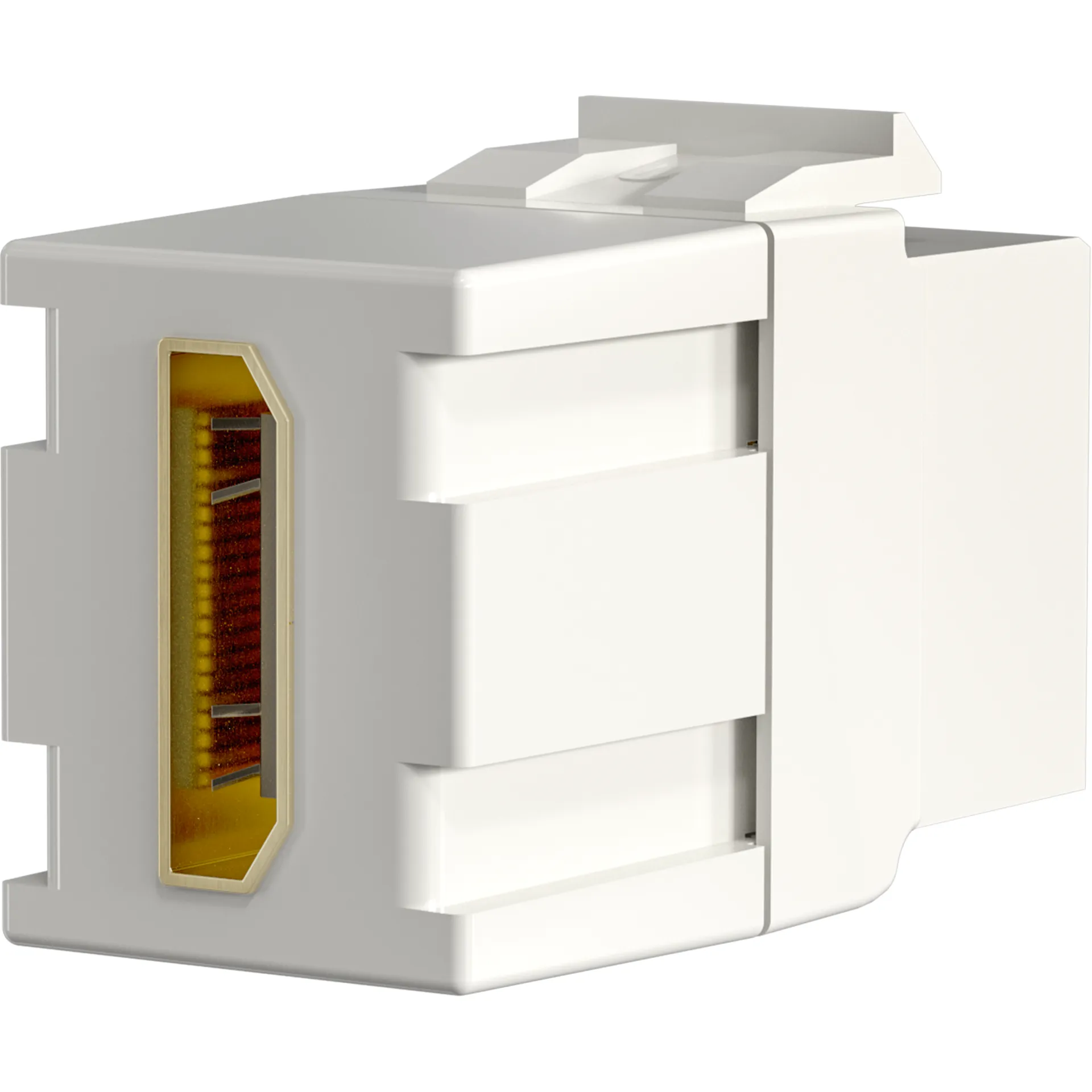 Keystone Einbauadapter HDMI A - A, weiß – Bild 2