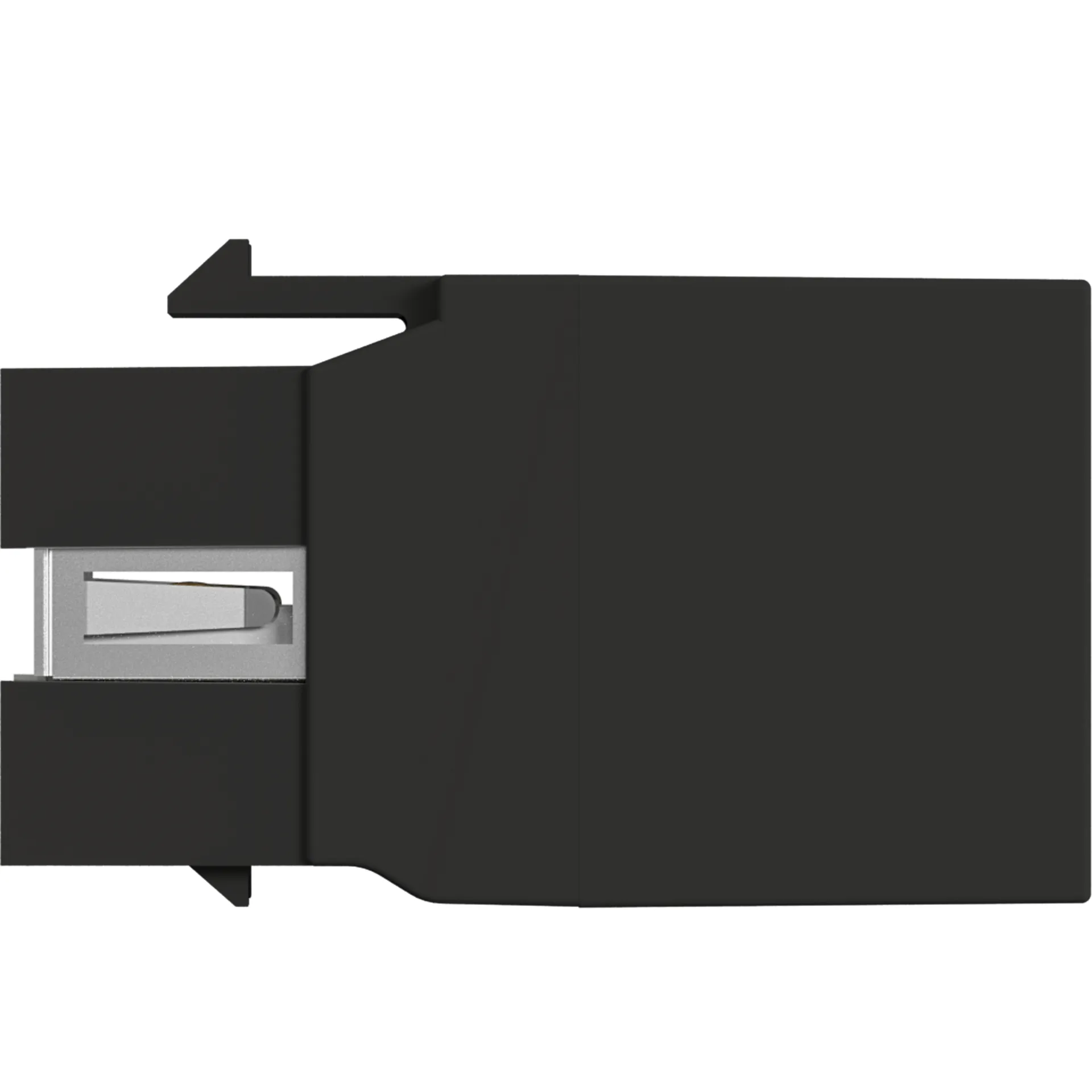 Keystone Einbauadapter USB2.0 A - A, schwarz – Bild 3