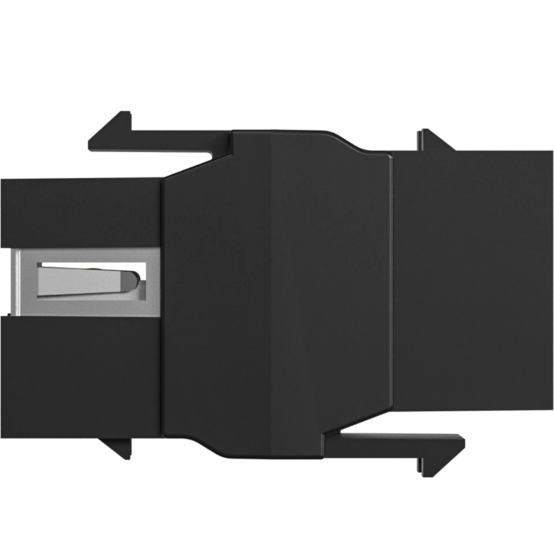 Keystone Einbauadapter USB2.0 A - B, schwarz – Bild 3