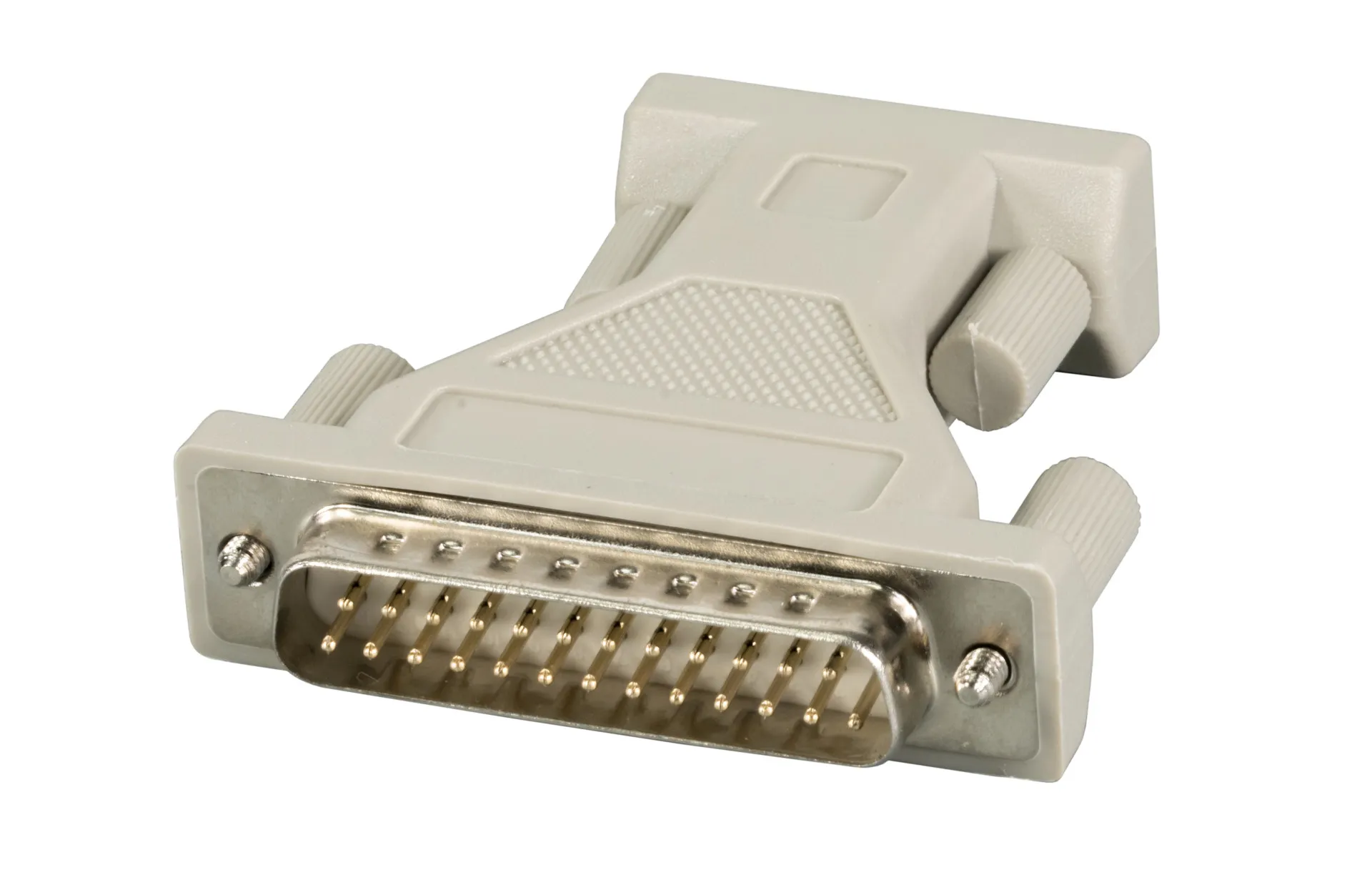 Adapter, Dsub 9 auf DSub 25, Bu.-St., beige – Bild 2