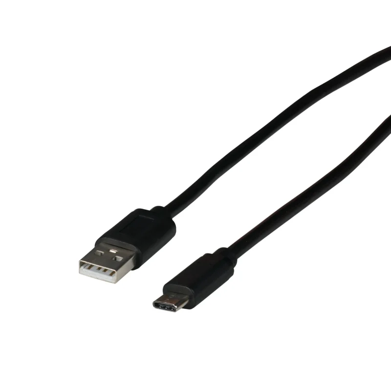 USB 2.0 Kabel, Typ-C Stecker – Typ-A Stecker, 3m