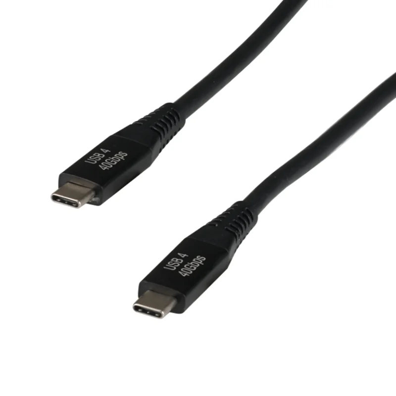 USB4 40Gbit Kabel, Typ-C St – Typ-C St, TB3, 8K60Hz, 100W, 0.8m