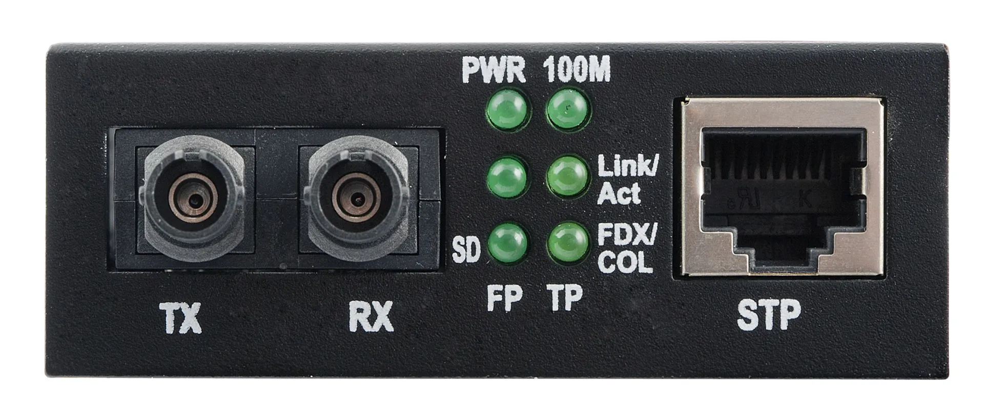 Media Konverter RJ45-STP/ST, 1310nm/2km, Fast Ethernet – Bild 2