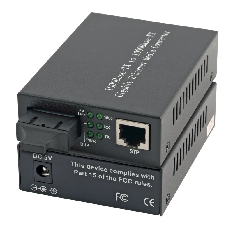 Media Konverter Gigabit MM 10/100/1000T – 1000BaseSX-SC
