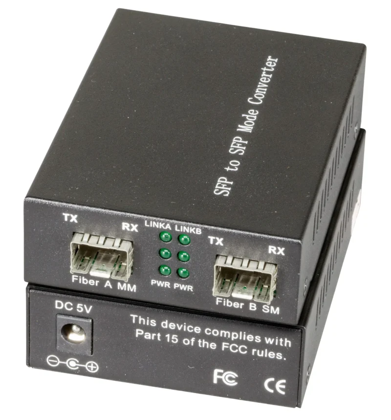 Media Konverter 2 x SFP Gigabit Ports