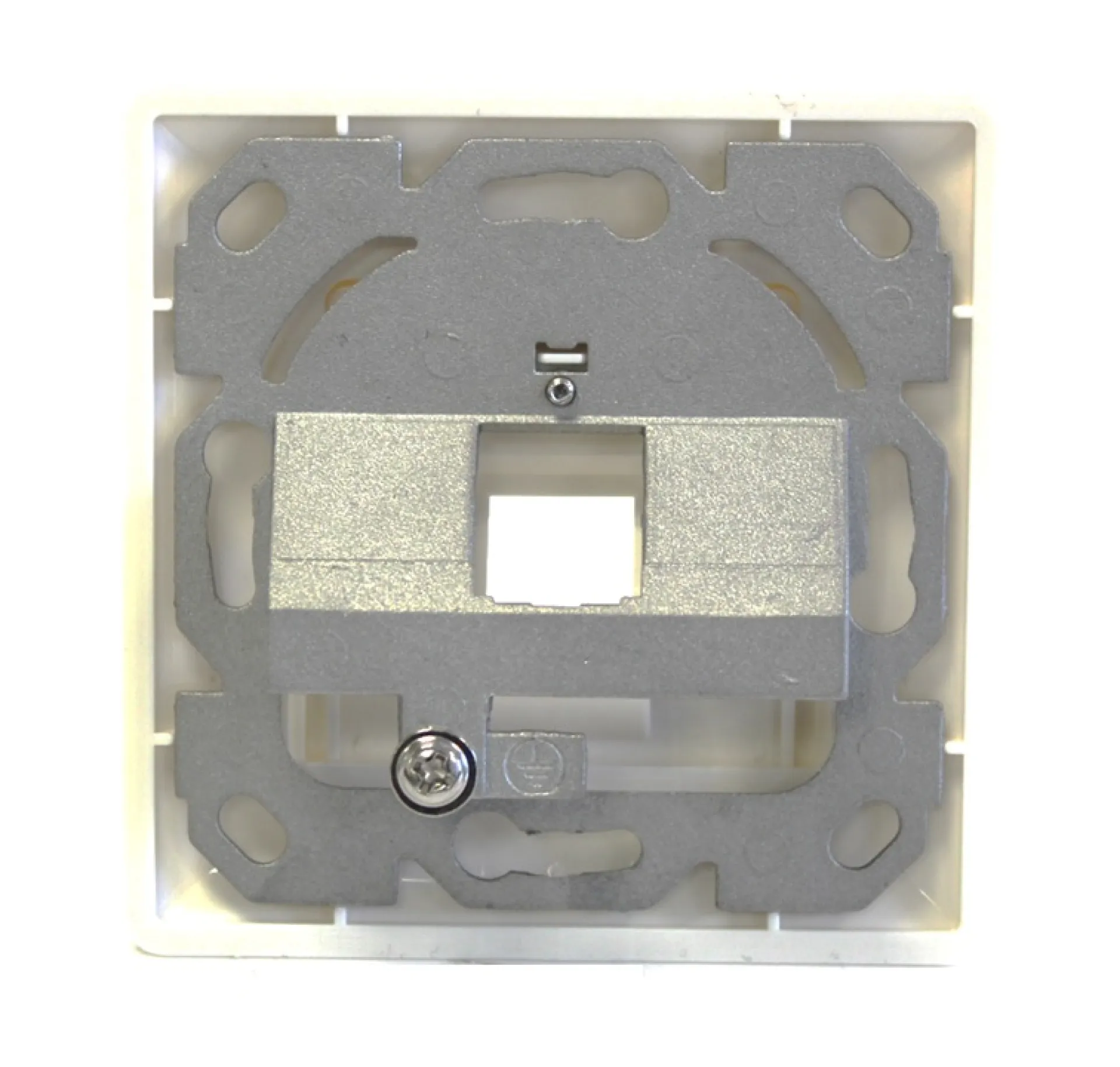 Rahmenset 1-Port, für Keystones, DIN49075, RAL9010 – Bild 2