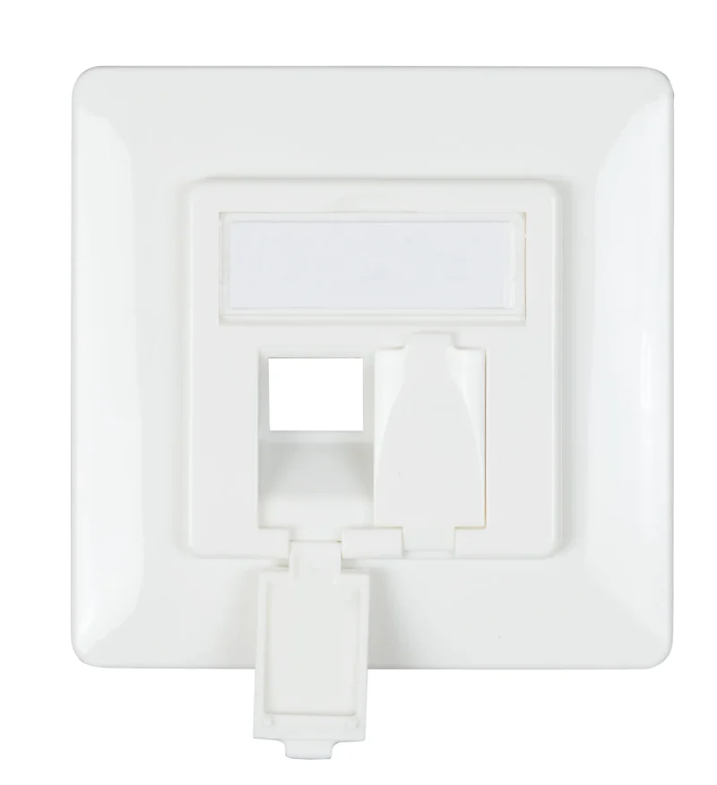Rahmenset 2-Port, für Slimline Keystone Modul, designfähig UAE
