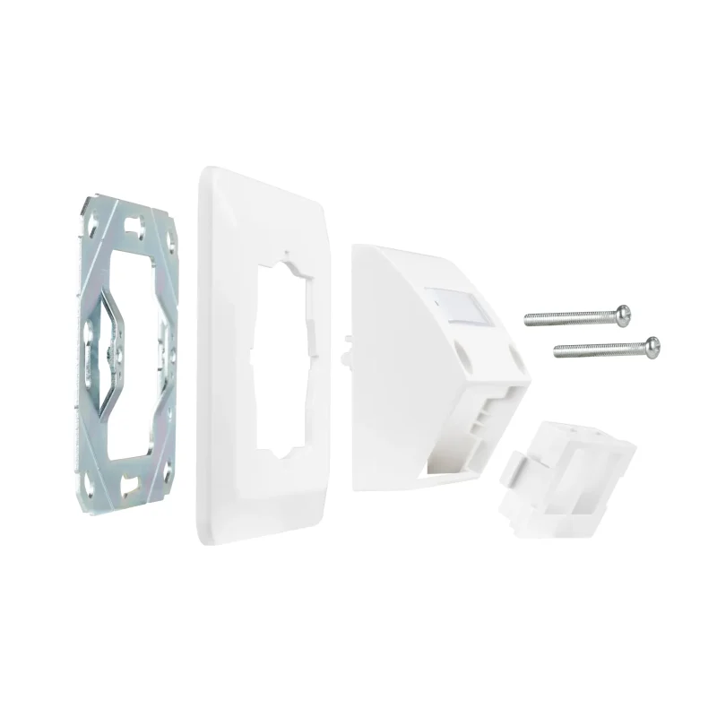 Multifunktions-Rahmenset mit 1-und 2-Port Adapter Keystone Format(HDMI,USB,