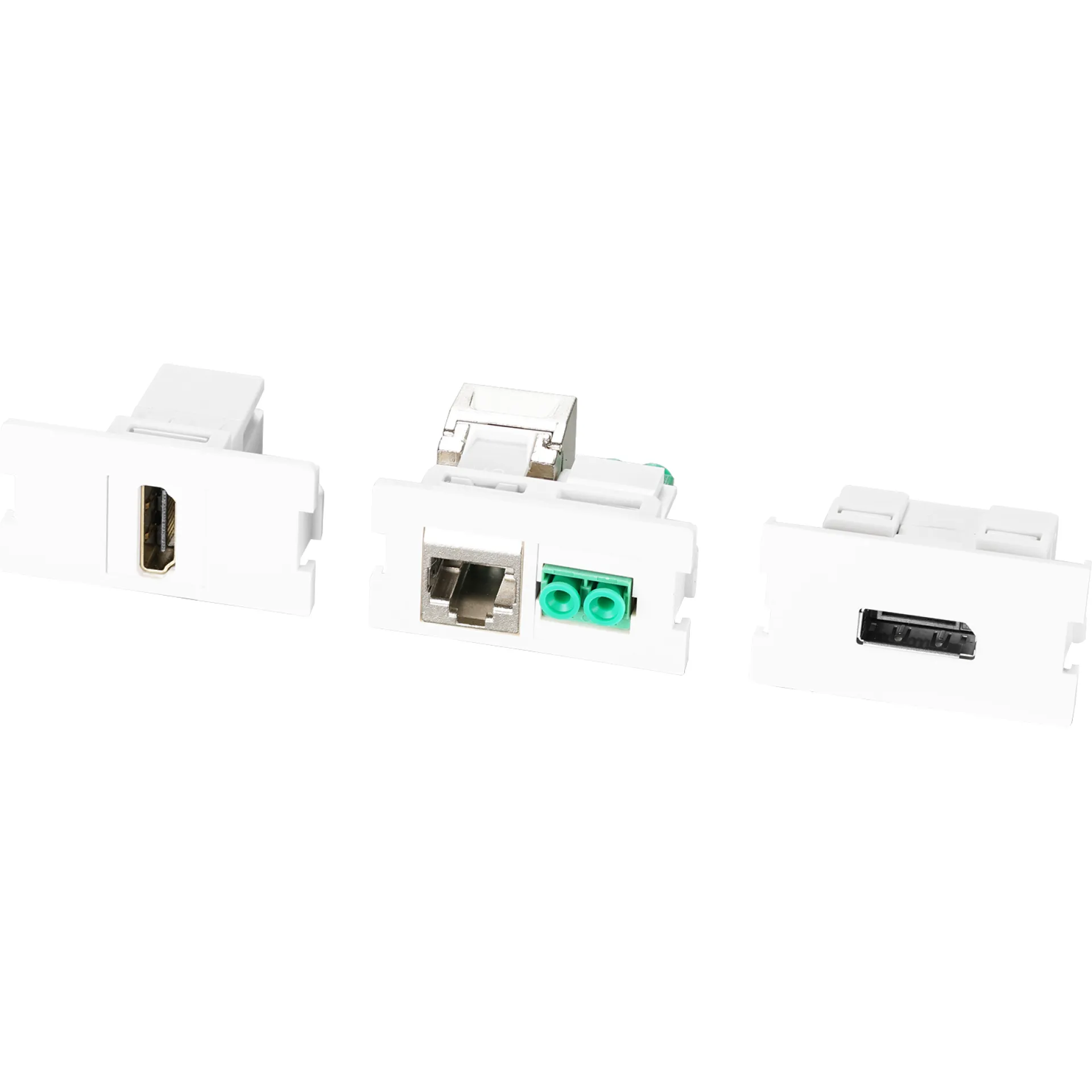 Multifunktions-Rahmenset mit 1-und 2-Port Adapter Keystone Format(HDMI,USB, – Bild 4