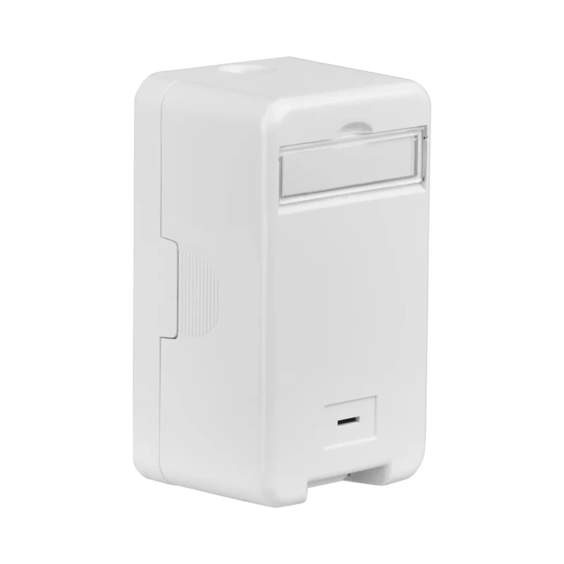 Keystone Verteilerbox Aufputz, 1-Port, Staubschutz selbstschließend