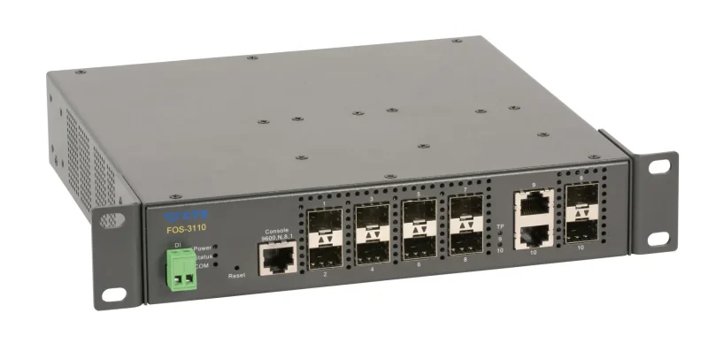 10 Port Gigabit L2 Management Switch, 8 x 100/1000 SFP, 2 x Combo RJ45/SFP