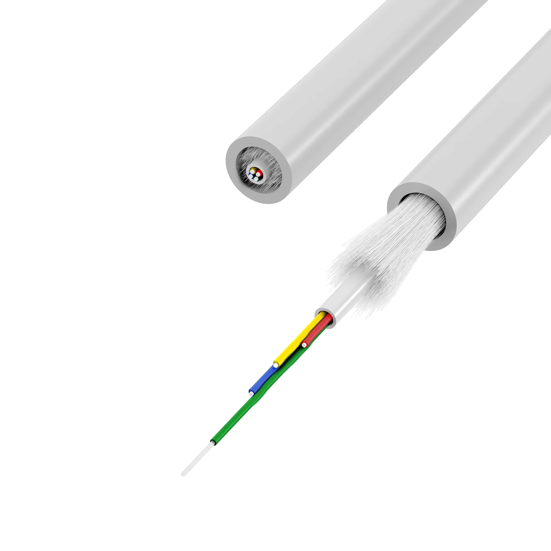 UC home fibre idrop 250 drag & blow I-DH OS2 4E (1x4) B2ca 400N LSZH weiss G657A2 – Bild 3