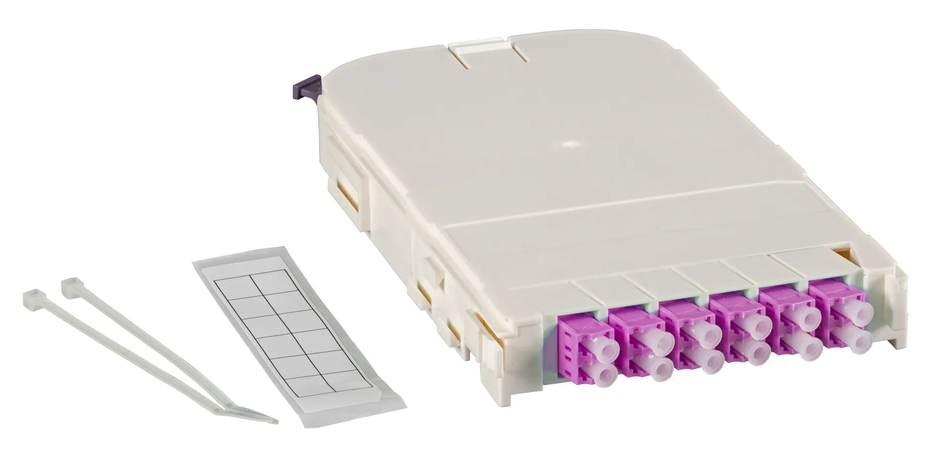 FTTH Moduleinschub für FTTH-BGT,12 Port LC mit OM4 Keramik Kupplungen – Bild 5