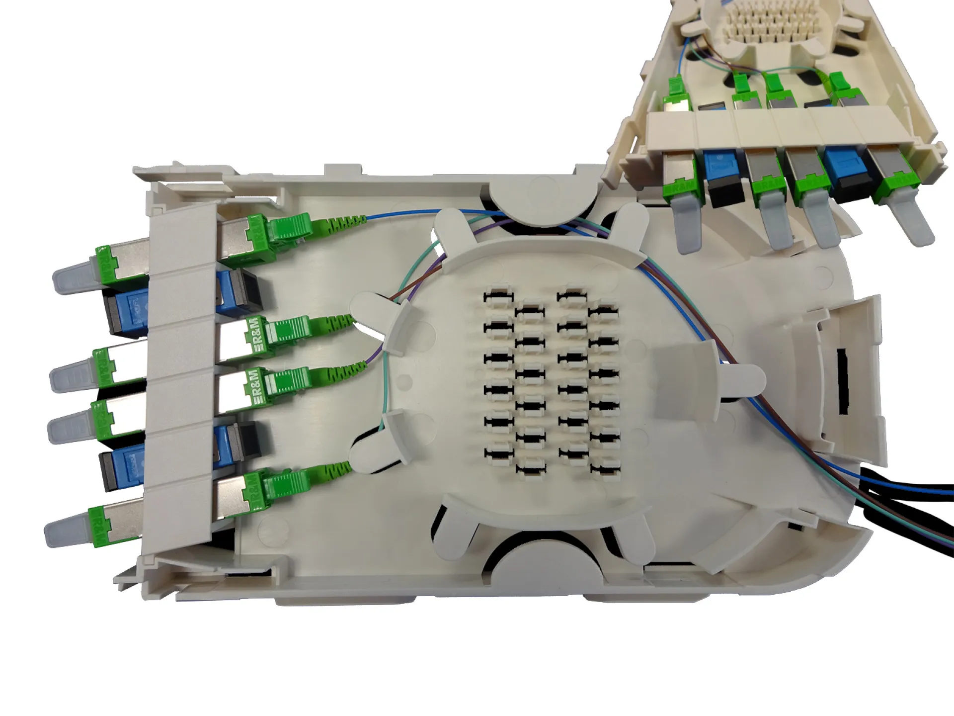 FTTH Moduleinschub für FTTH-BGT,12 Port LC mit OS2 Keramik Kupplungen – Bild 6