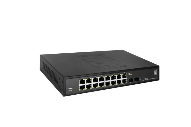 L1 Hilbert 18-Port Gigabit Smart Lite Switch 16 x Gigabit RJ45 2 x Gigabit SFP