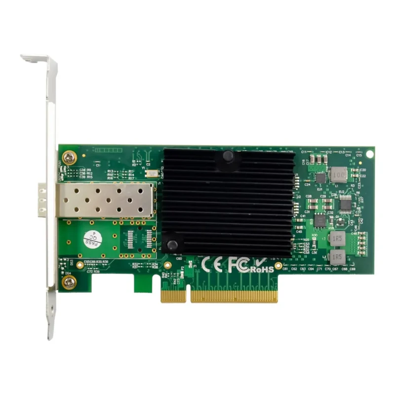 10-Gigabit-Glasfaser-PCIe Netzwerkkarte c1 x 10GbE SFP+-Steckplätze