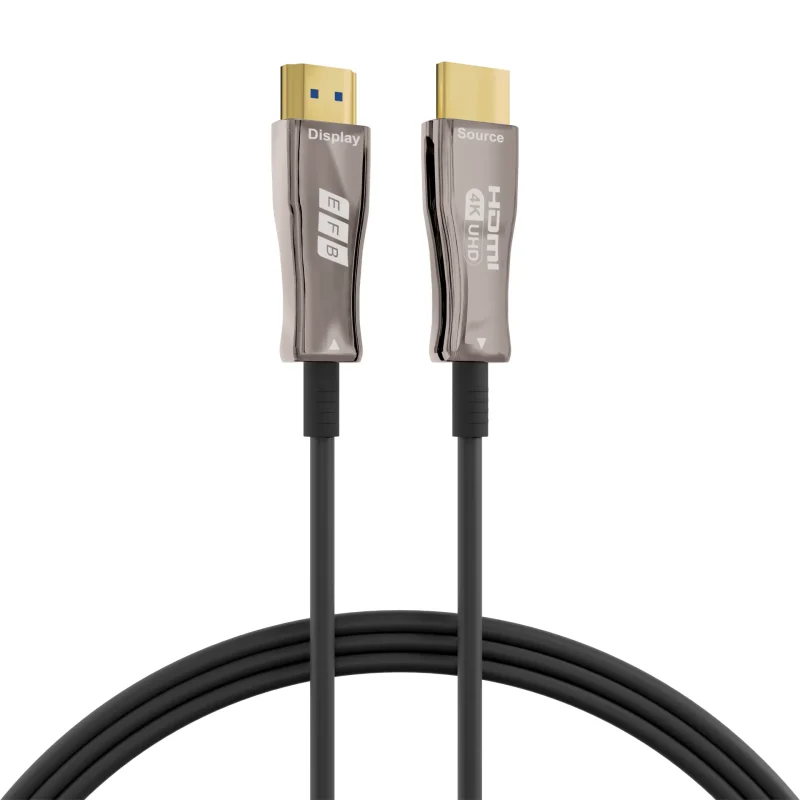 HDMI Glasfaserkabel AOC aktiv 4K60Hz 18 Gbit/s 10m schwarz komp. mit HDMI 2.0
