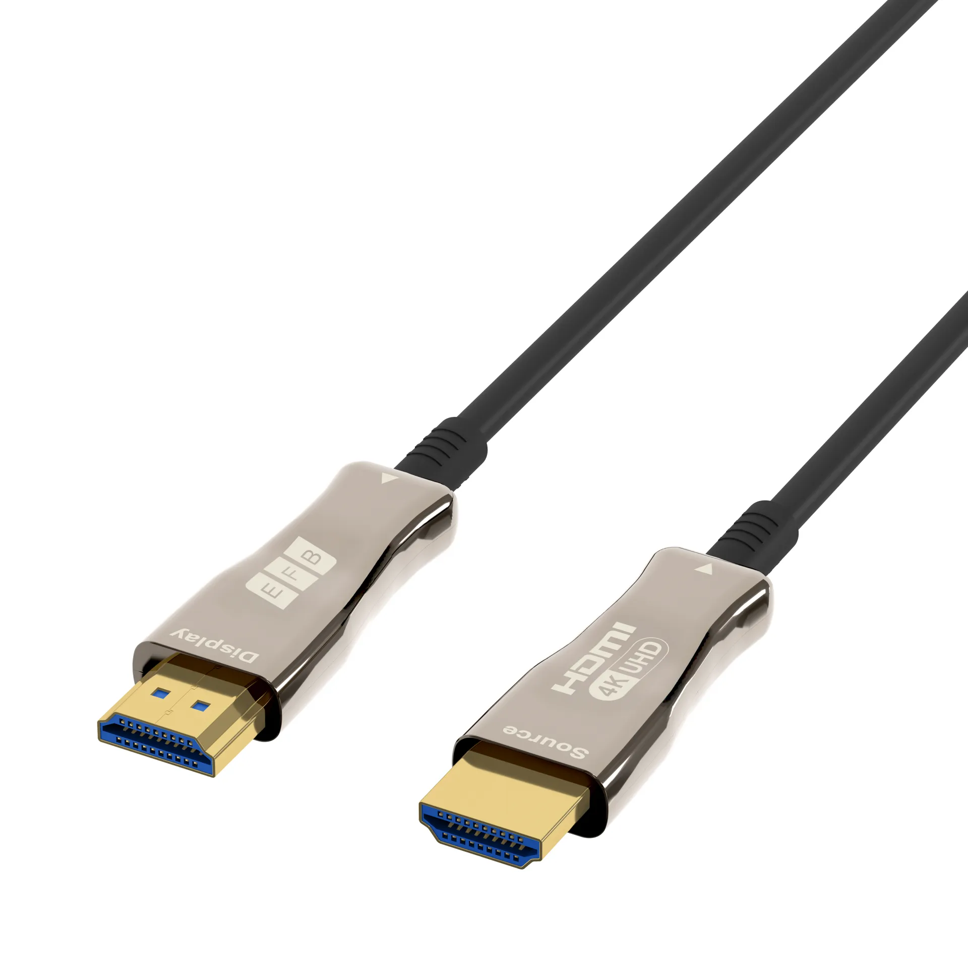 HDMI Glasfaserkabel AOC aktiv 4K60Hz 18 Gbit/s 50m schwarz komp. mit HDMI 2.0 – Bild 3