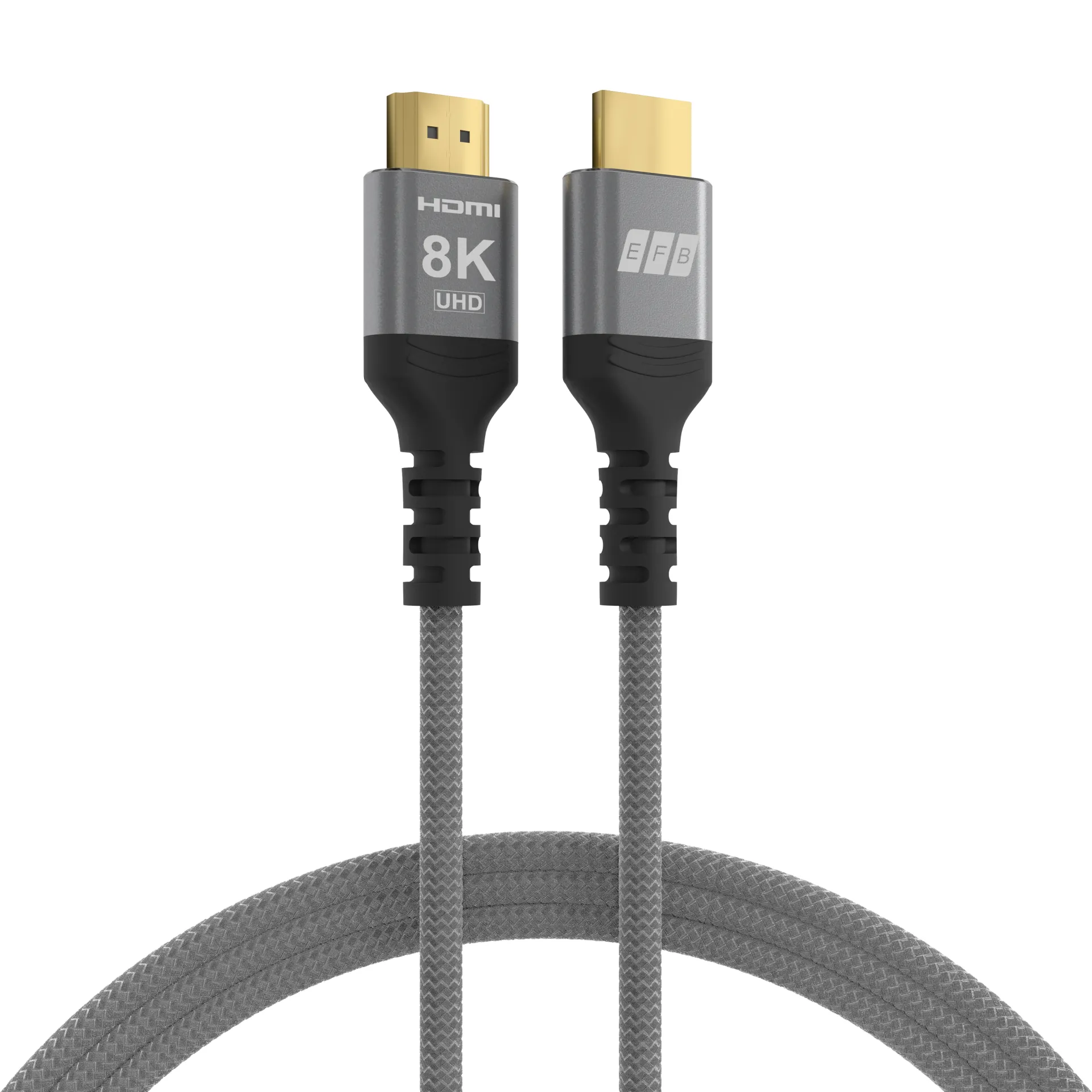 HDMI Kabel Ultra High-Speed 8K60Hz 48 Gbit/s 1m grau komp. mit HDMI 2.1/2.0