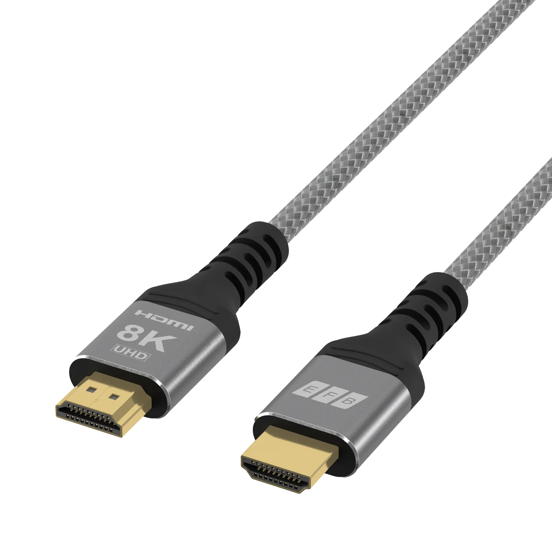 HDMI Kabel Ultra High-Speed 8K60Hz 48 Gbit/s 1m grau komp. mit HDMI 2.1/2.0 – Bild 3