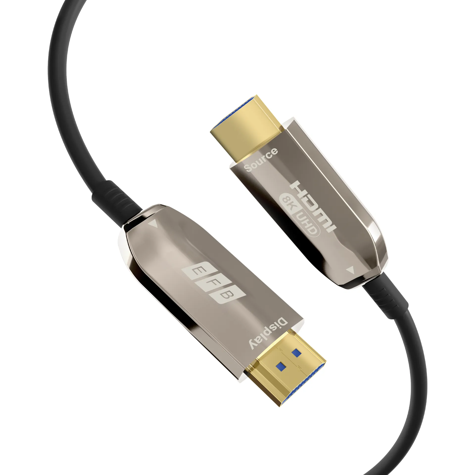HDMI Glasfaserkabel AOC aktiv 8K60Hz 48 Gbit/s 10m schwarz komp. mit HDMI 2.1/2.0 – Bild 2